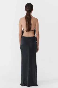 Adjustable Strap Dress - Black|St. Agni Online