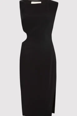 Arc Cut Out Dress - Black|St. Agni Fashion