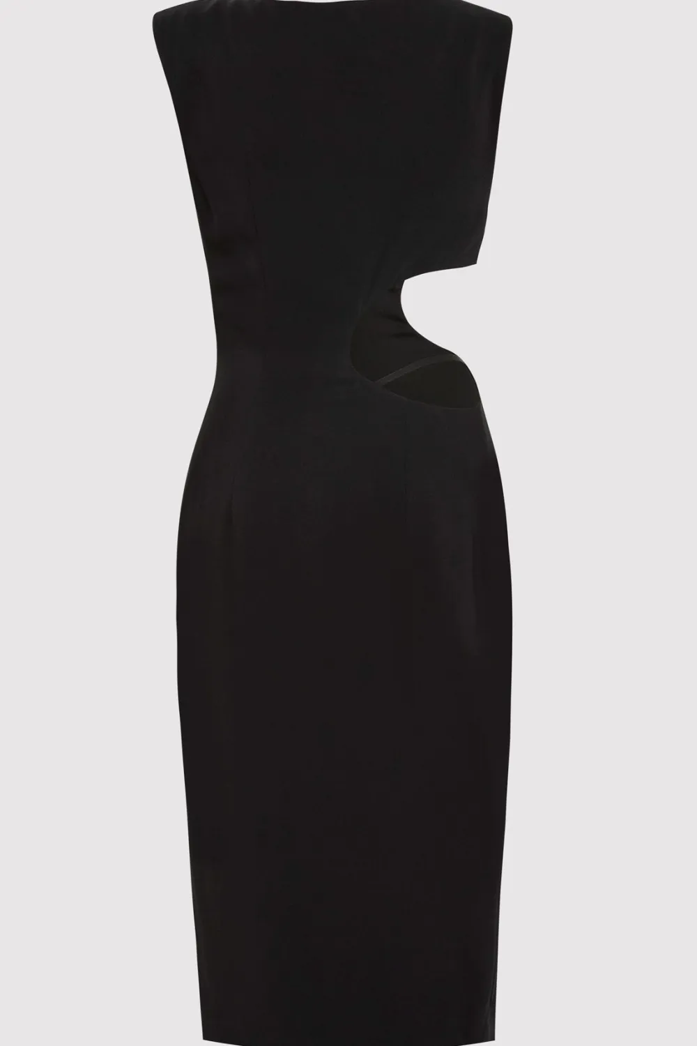 Arc Cut Out Dress - Black|St. Agni Fashion