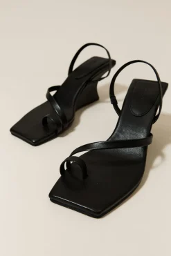 Architectural Wedge - Black|St. Agni Fashion