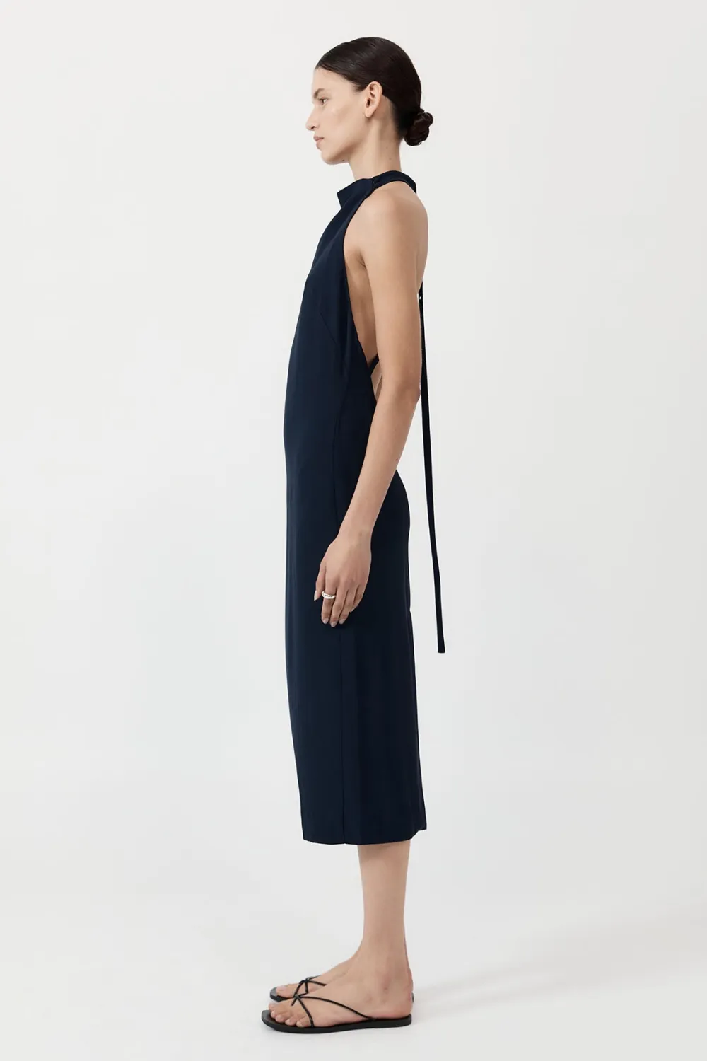 Asymm Belt Back Dress -|St. Agni Cheap