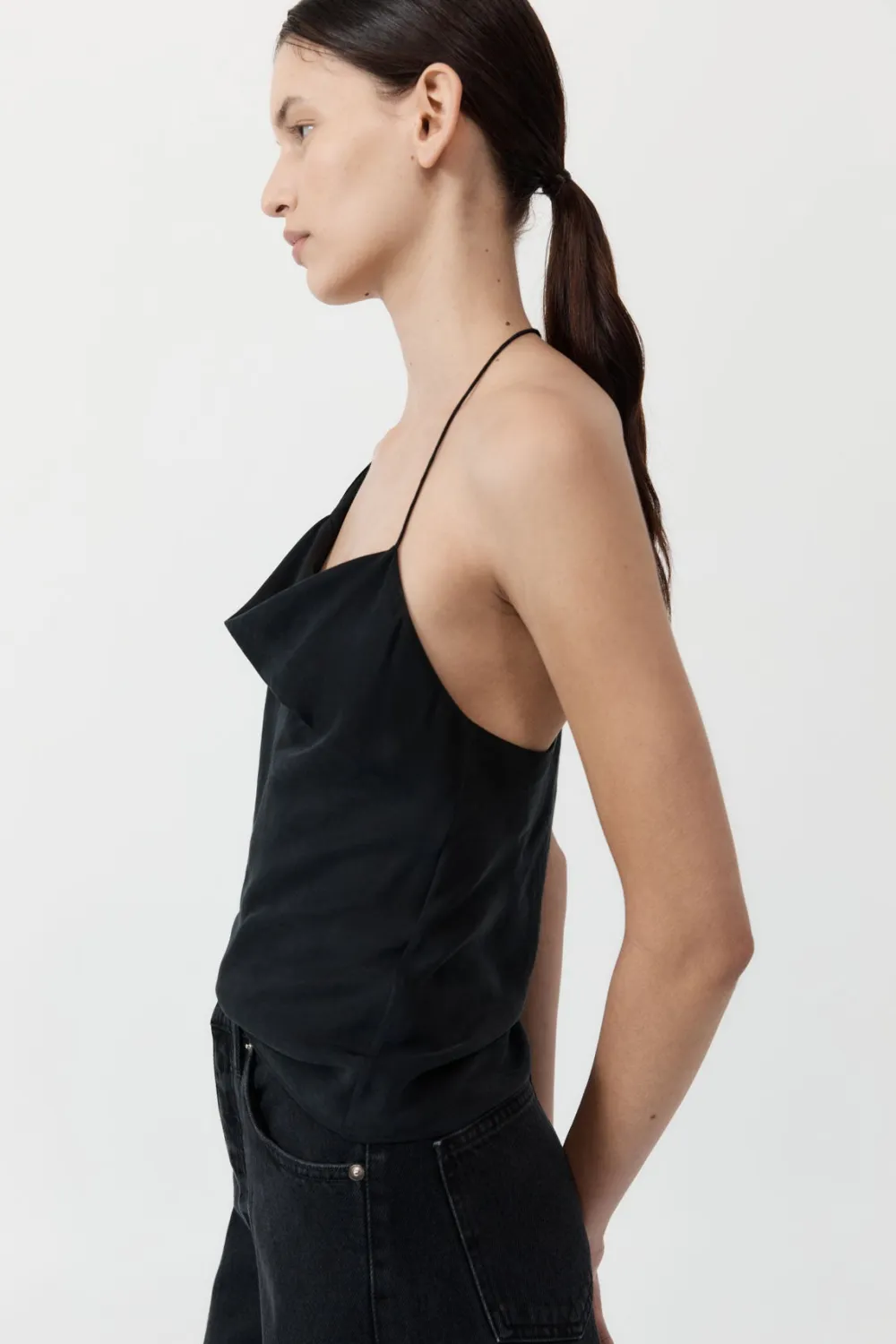 Asymm Drape Top -|St. Agni Clearance