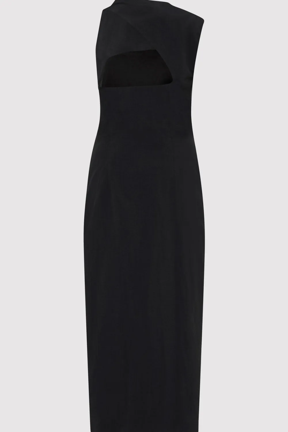 Asymm Tuck Dress - Black|St. Agni Cheap