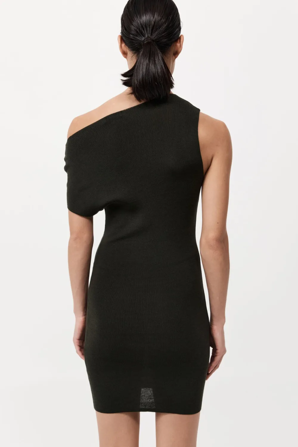 Asymmetric Knit Mini Dress -|St. Agni Store