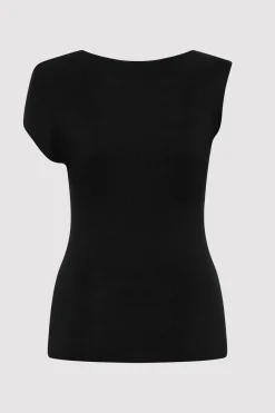 Asymmetric Knit Top -|St. Agni Flash Sale