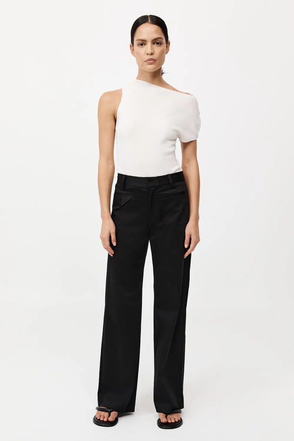 Asymmetric Knit Top -|St. Agni Flash Sale