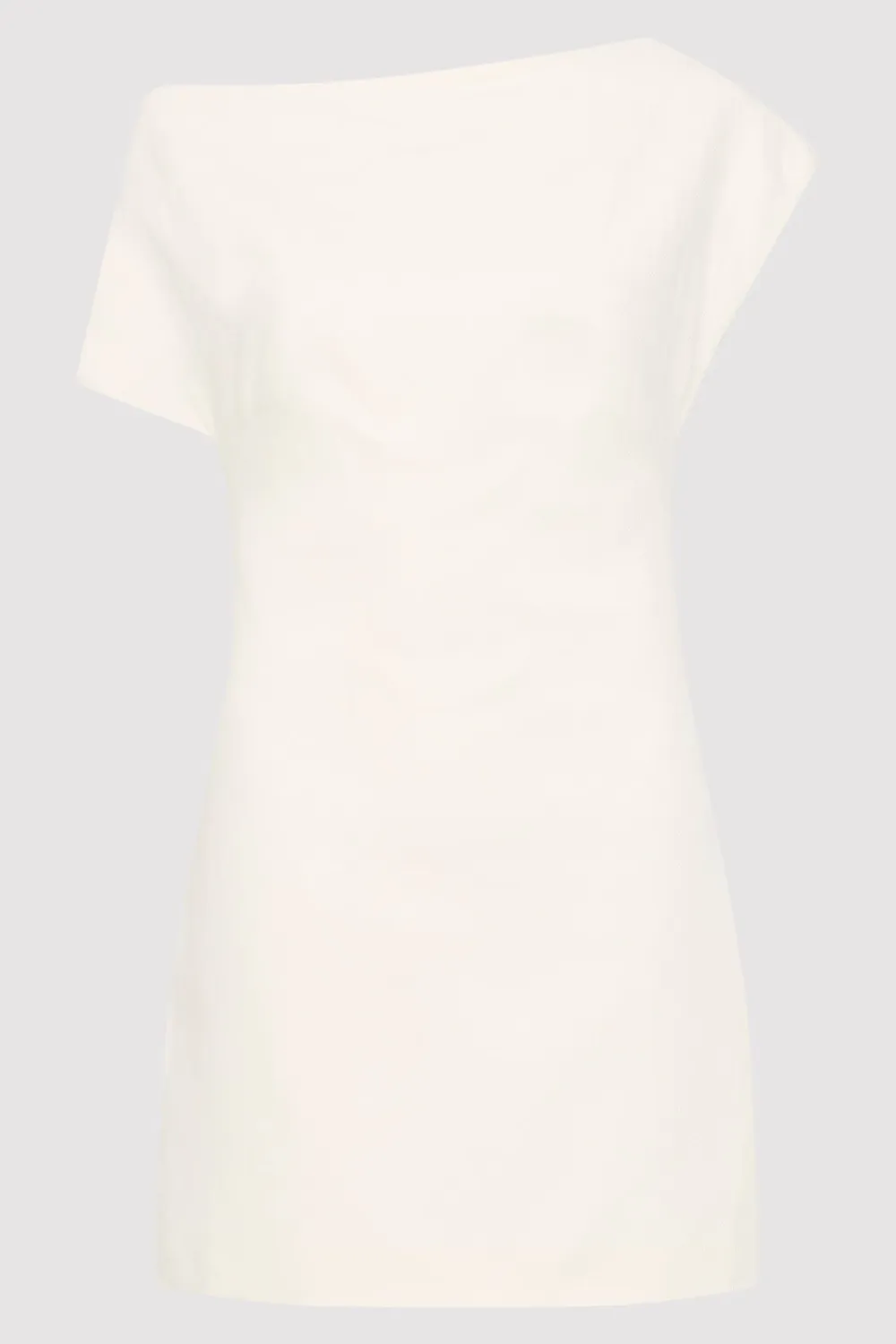 Asymmetric Mini Dress - Ivory|St. Agni Shop