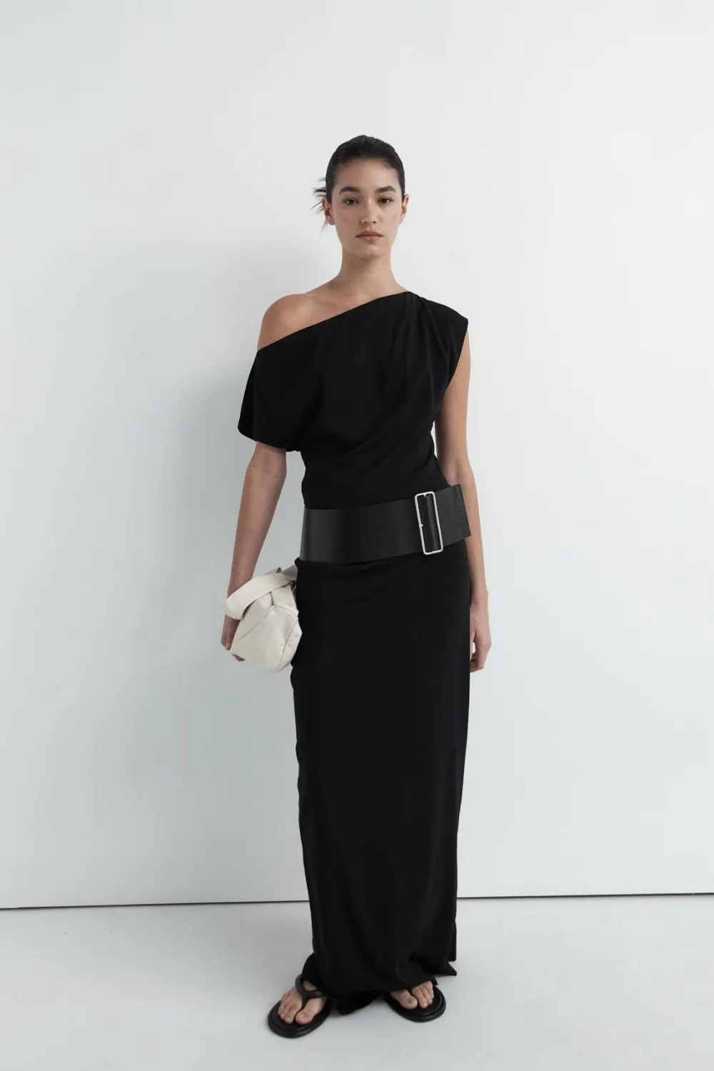 Asymmetric Off Shoulder Dress -|St. Agni Best