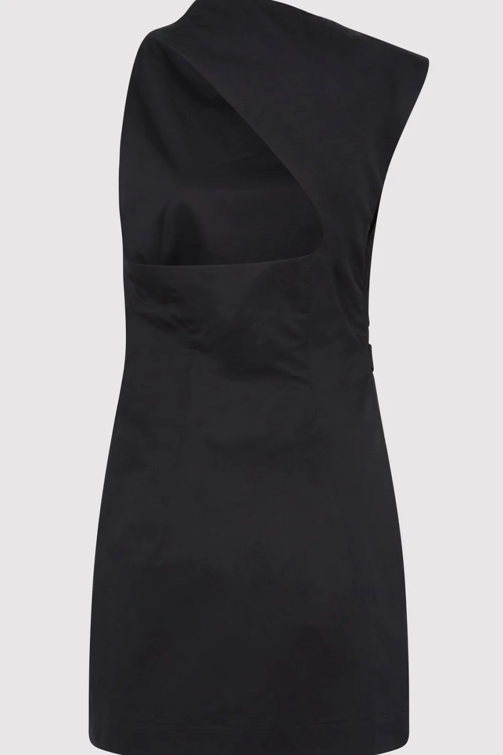 Asymmetric Tuck Mini Dress -|St. Agni Outlet