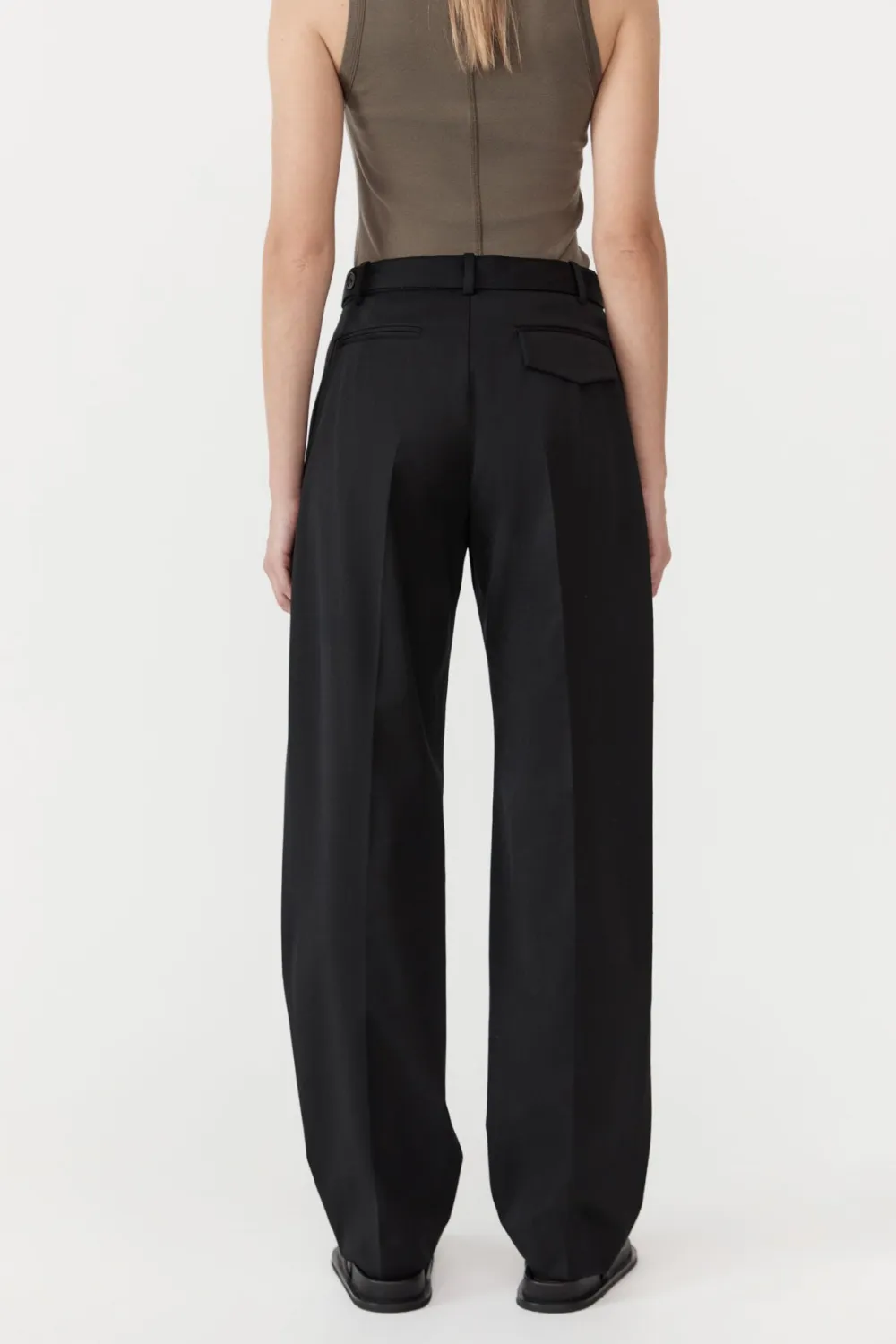 Belted Pants - Black|St. Agni New
