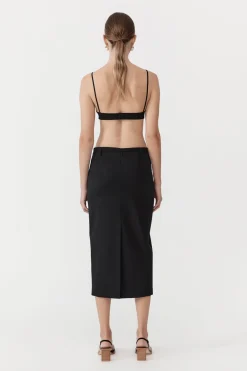 Belted Pencil Skirt -|St. Agni Sale