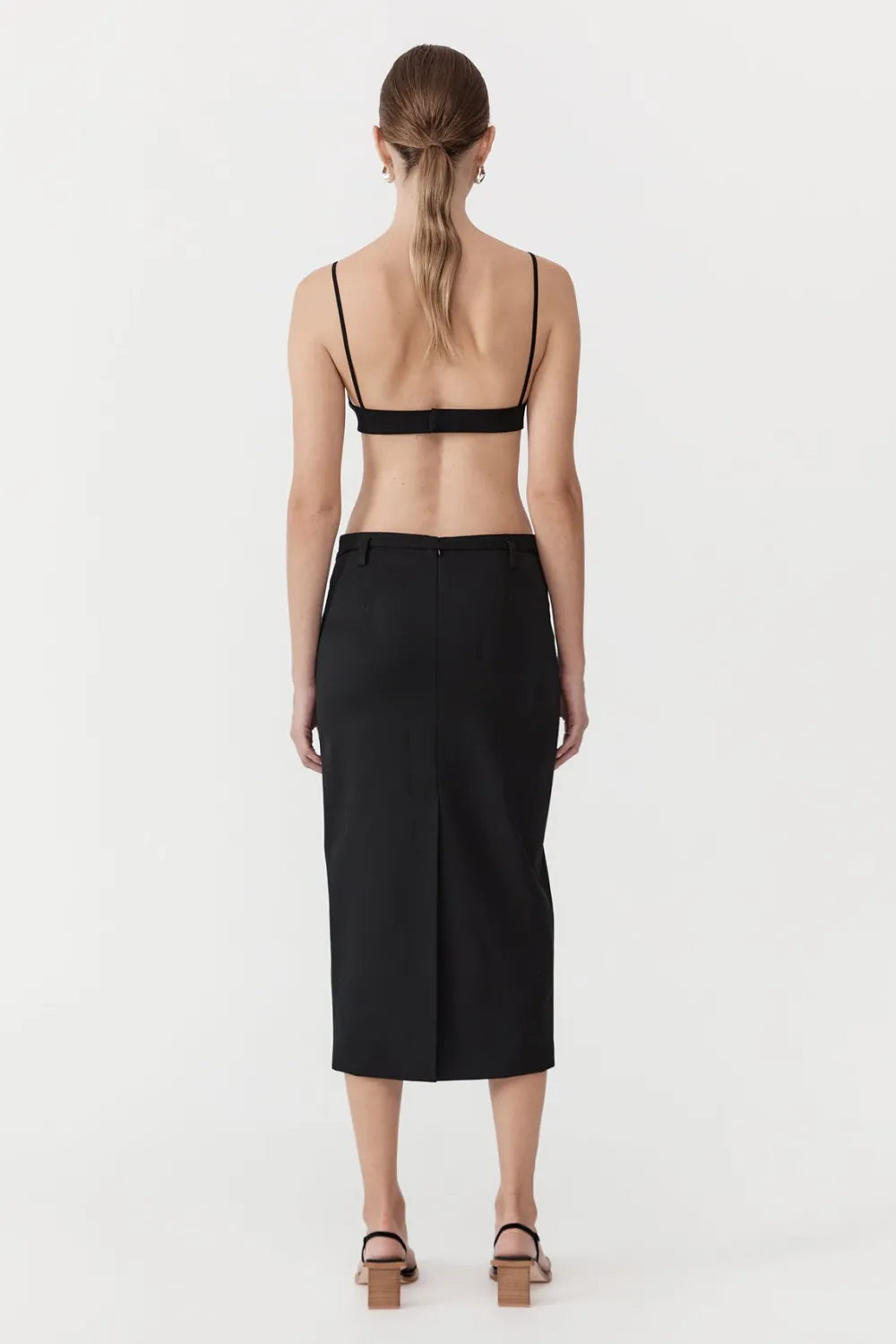 Belted Pencil Skirt -|St. Agni Sale