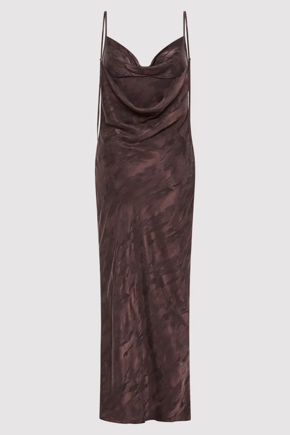 Bias Slip Dress - Chocolate Plum|St. Agni Hot