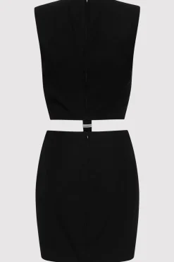 Clip Buckle Mini Dress -|St. Agni New