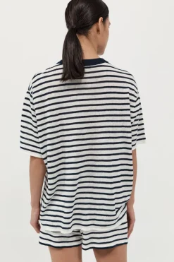 Copain Knit Shorts - Brenton Stripe|St. Agni Sale