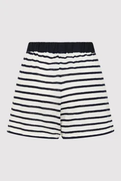 Copain Knit Shorts - Brenton Stripe|St. Agni Sale