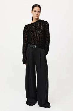 Cotton Crochet Jumper -|St. Agni Discount