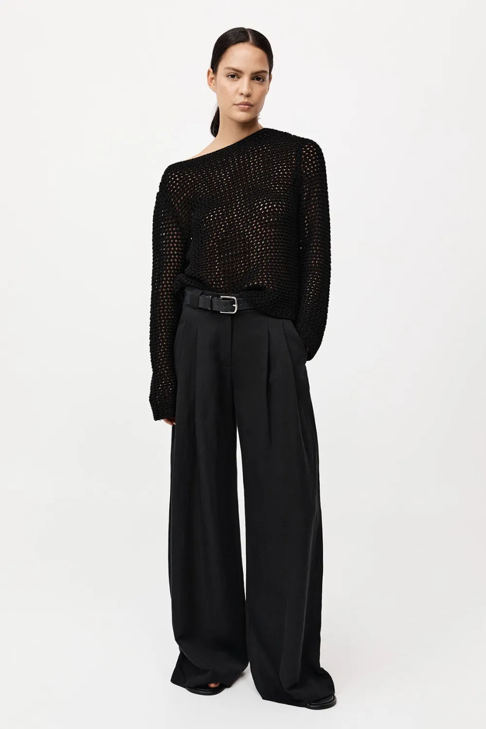 Cotton Crochet Jumper -|St. Agni Discount
