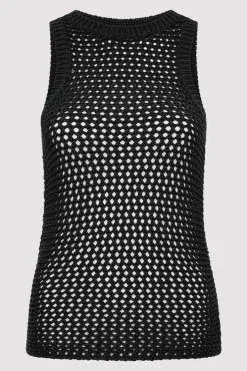 Cotton Crochet Tank -|St. Agni Sale