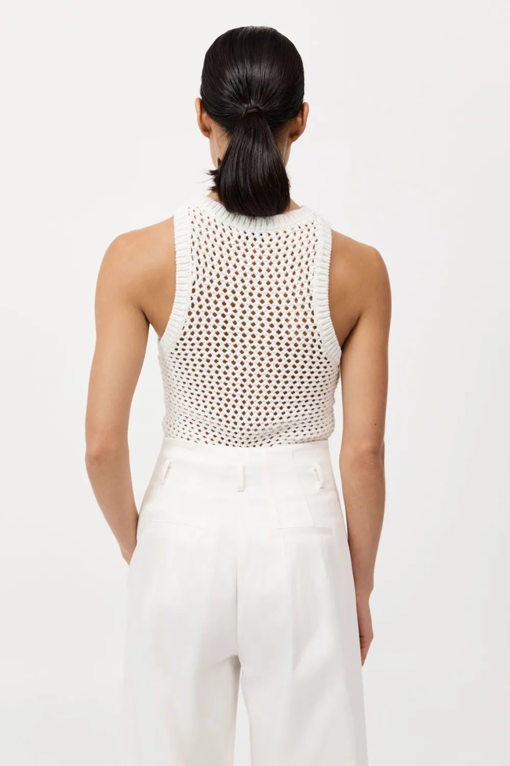 Cotton Crochet Tank -|St. Agni Flash Sale