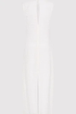 Cotton Grid Dress -|St. Agni Cheap