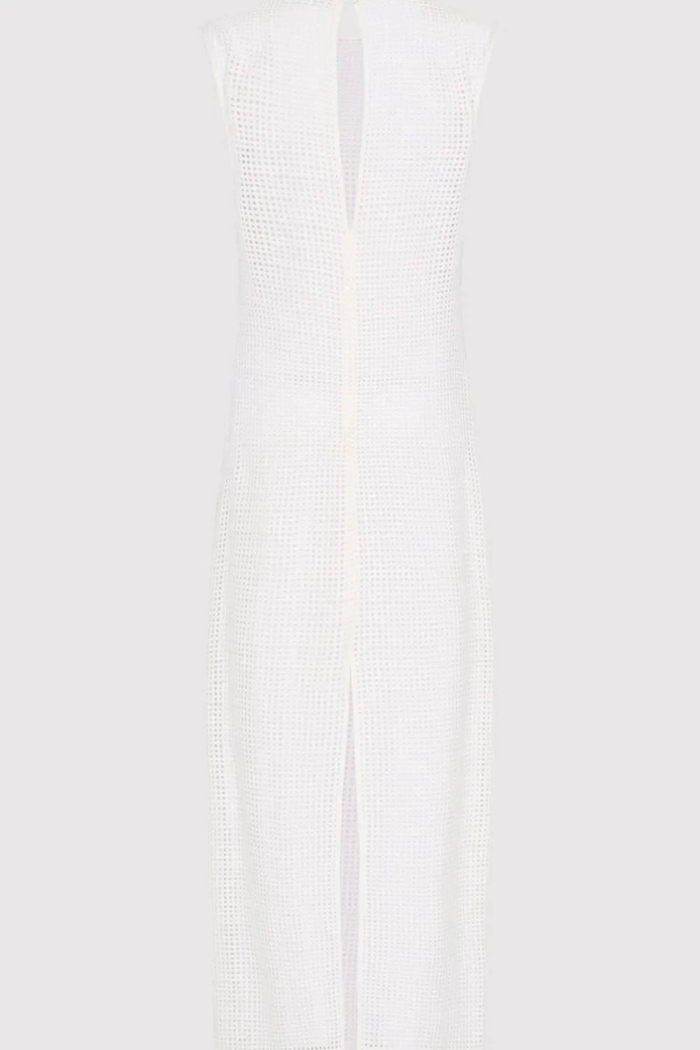 Cotton Grid Dress -|St. Agni Cheap