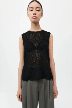 Cotton Grid Shell Top -|St. Agni Fashion