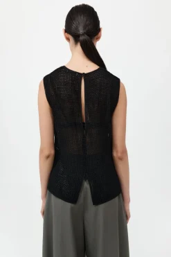 Cotton Grid Shell Top -|St. Agni Fashion
