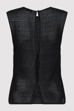 Cotton Grid Shell Top -|St. Agni Fashion