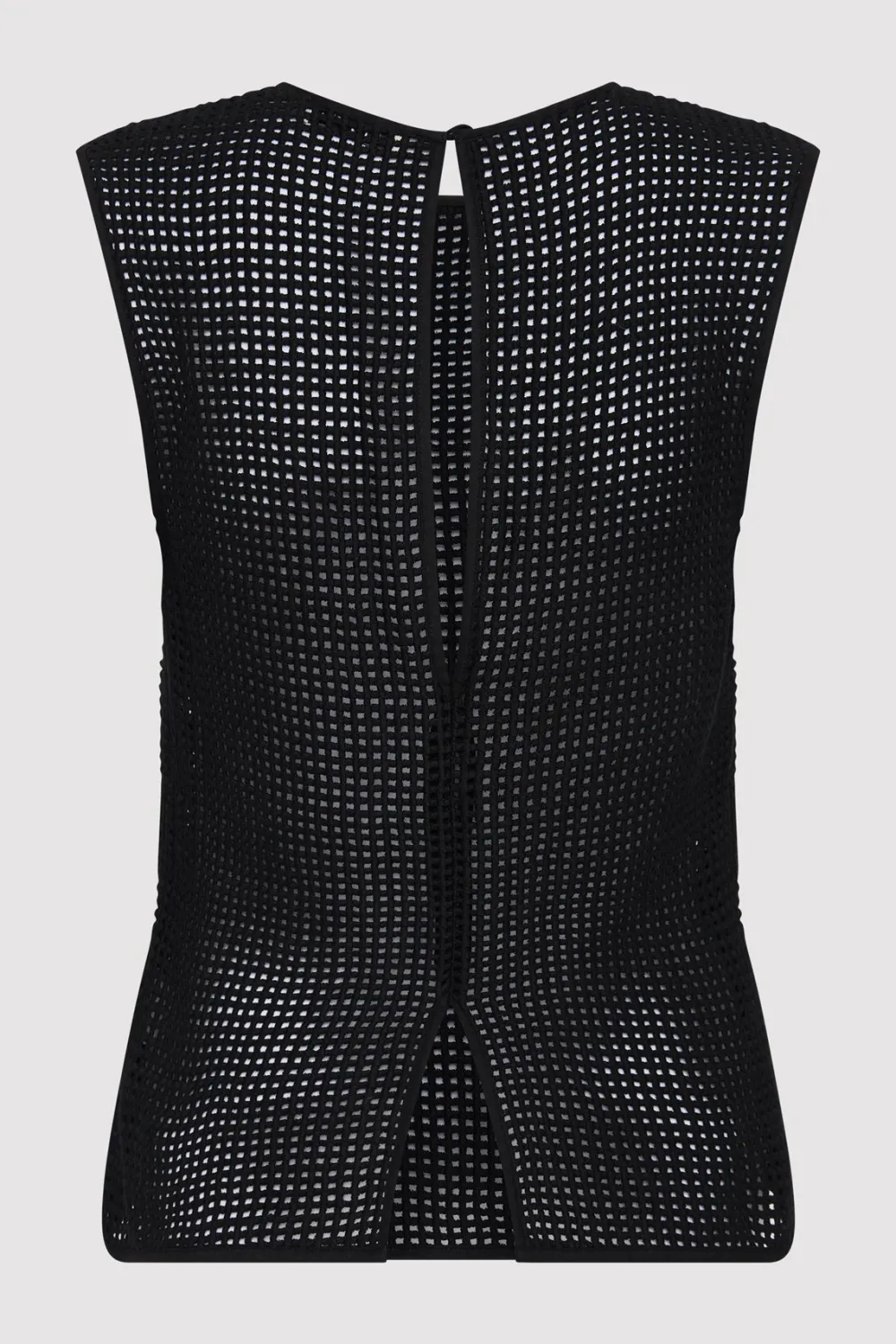 Cotton Grid Shell Top -|St. Agni Fashion
