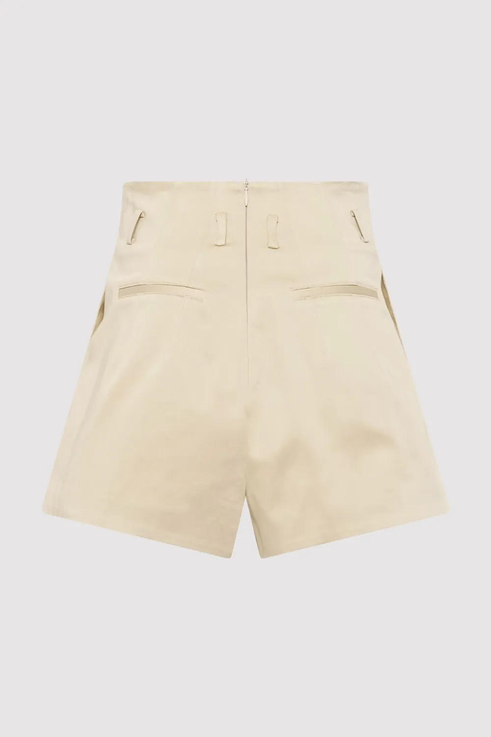 Cotton Paperbag Waist Shorts -|St. Agni Cheap