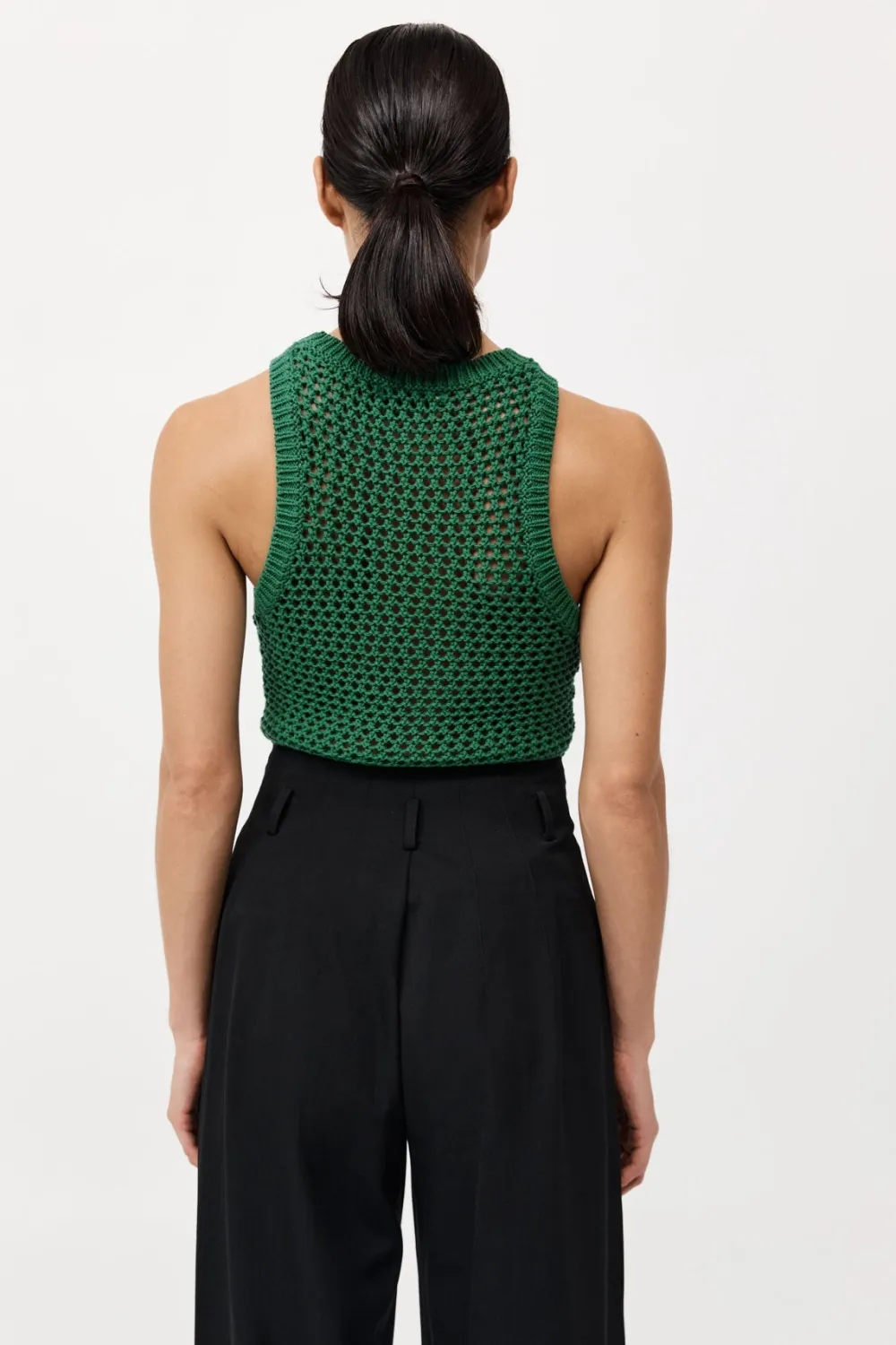 Cotton Paperbag Waist Trousers -|St. Agni Clearance