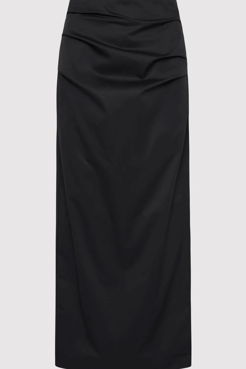 Cotton Tuck Midi Skirt -|St. Agni Cheap