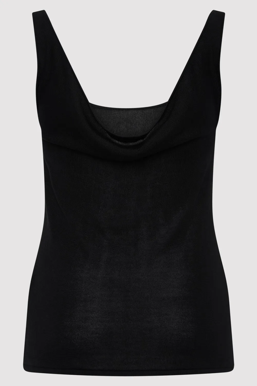 Cowl Back Cami - Black|St. Agni Cheap