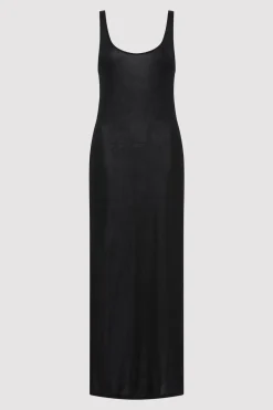 Cowl Back Cami Dress - Black|St. Agni Clearance