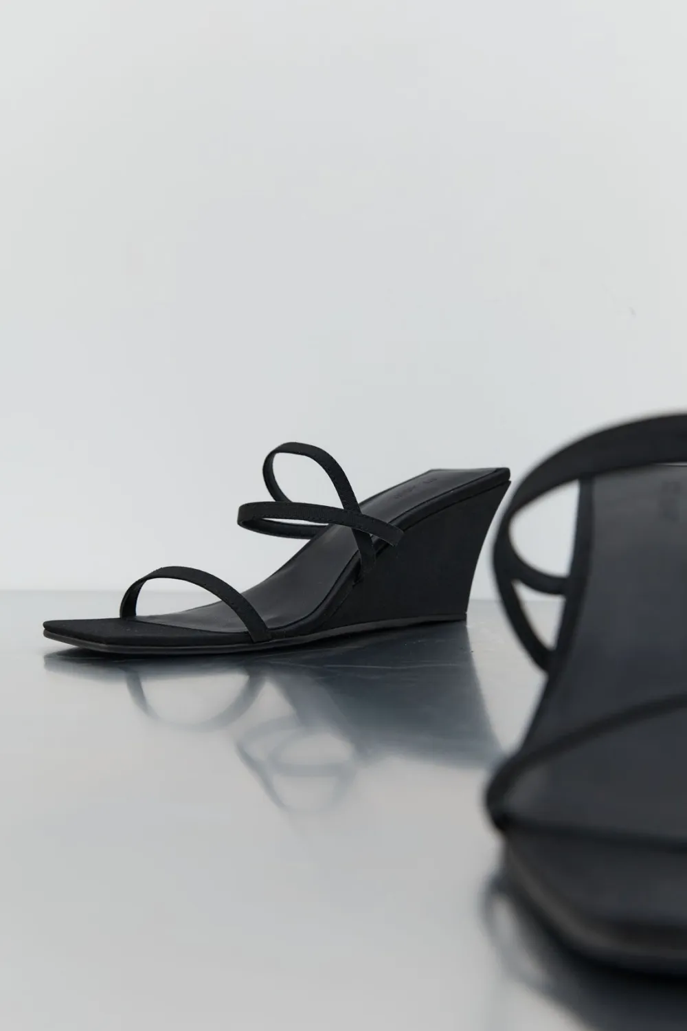 Cross Strap Wedge -|St. Agni Clearance