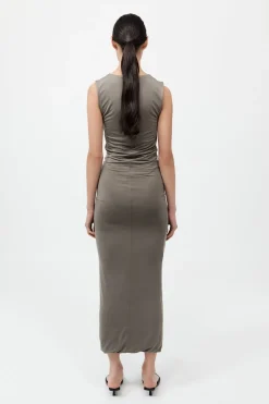 Cupro Jersey Drape Dress -|St. Agni Best