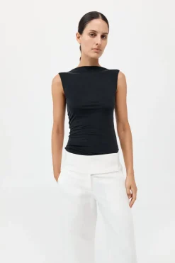 Cupro Jersey Top -|St. Agni Online