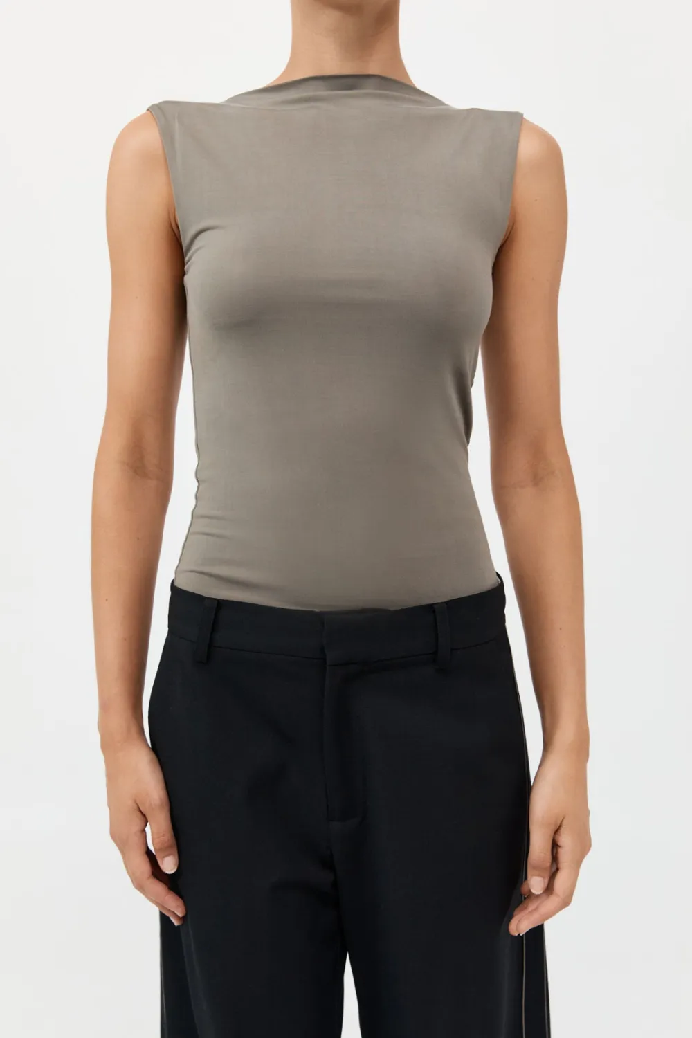 Cupro Jersey Top -|St. Agni Shop