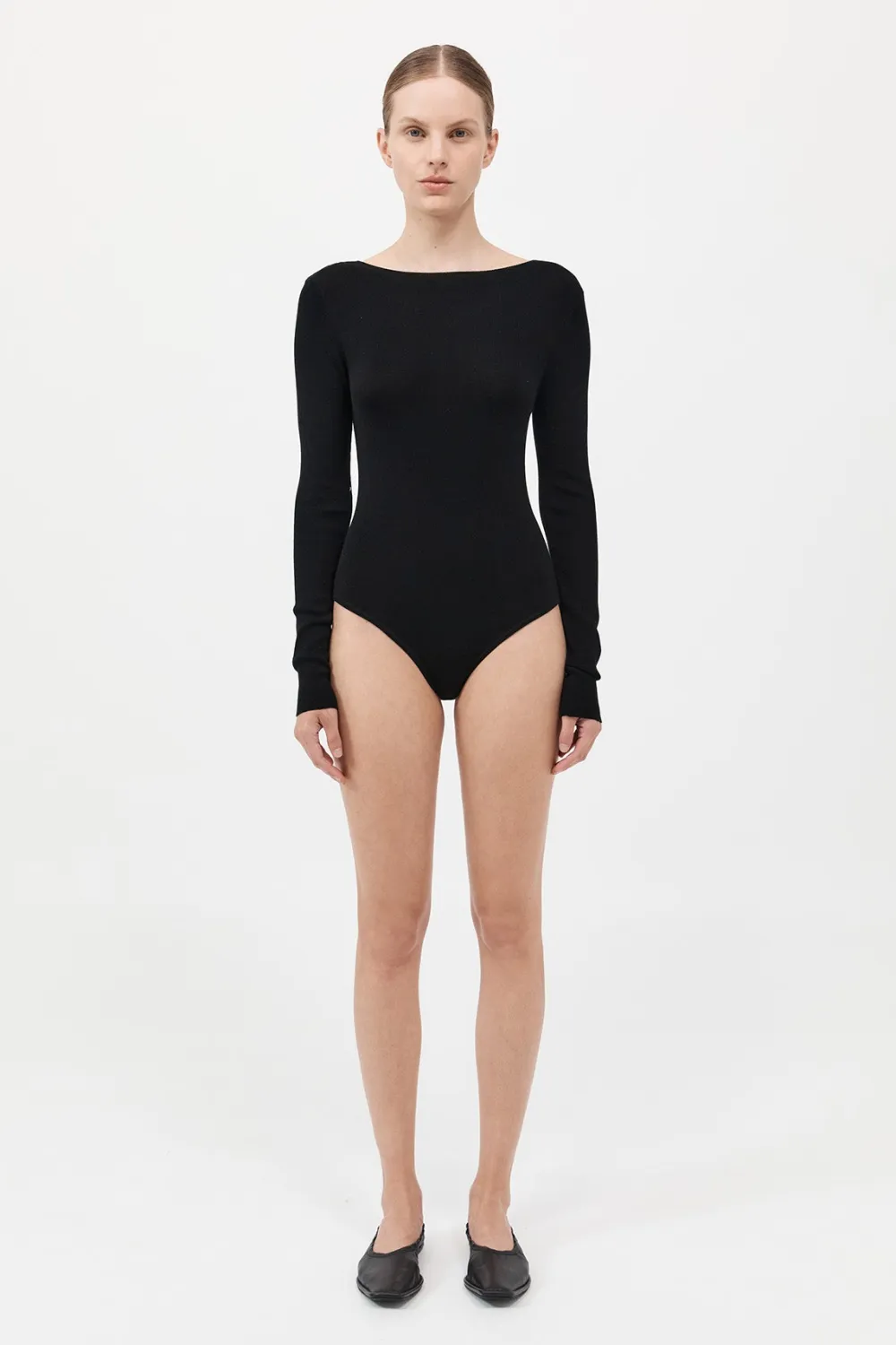 Cut Out Bodysuit - Black|St. Agni Outlet