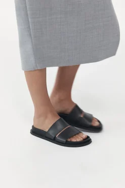 Cut Out Slide - Black|St. Agni Store