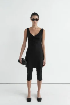 Double Drape Mini Dress -|St. Agni Best