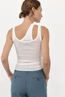 Double Layer Knit Singlet -|St. Agni Fashion