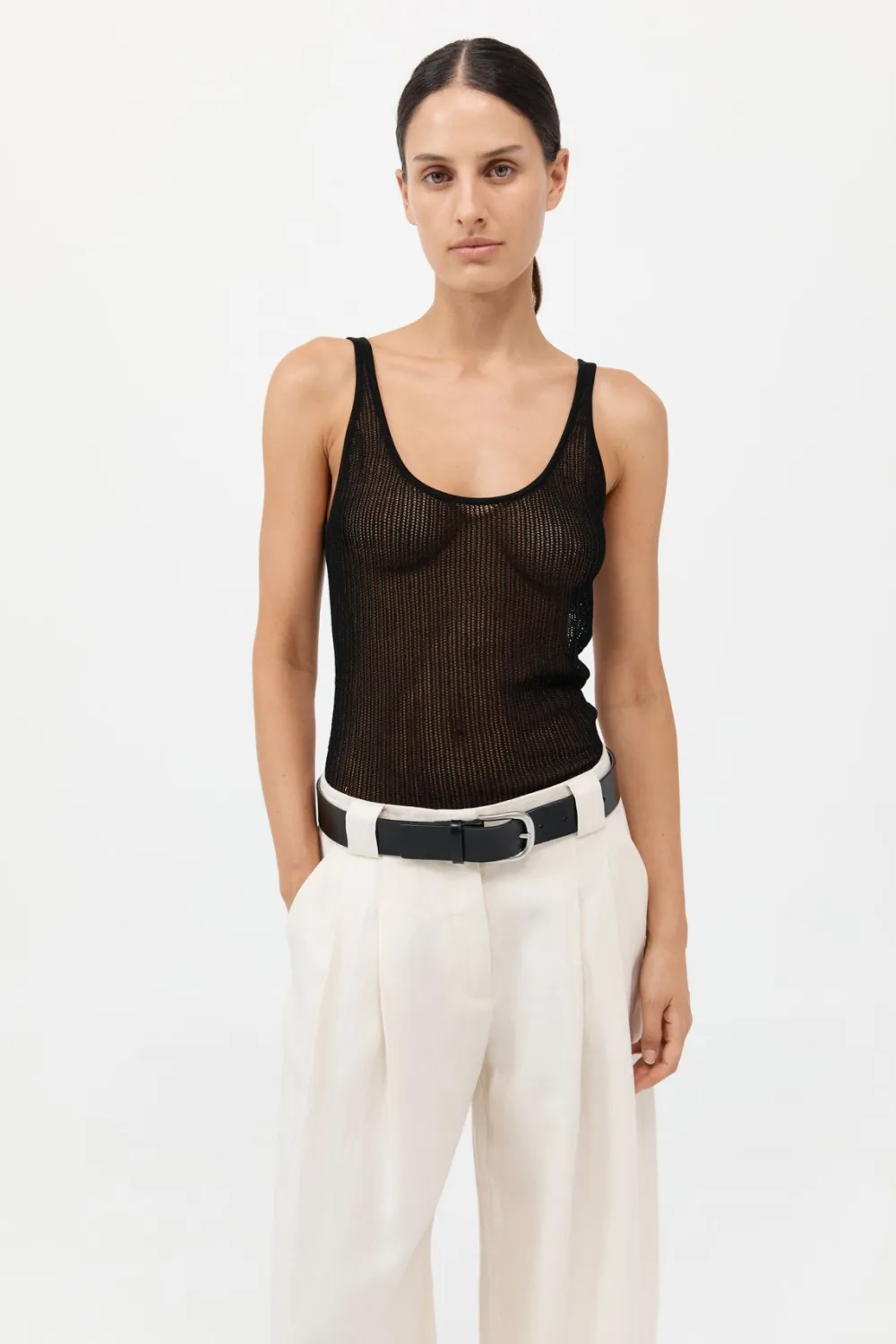Fine Crochet Cami -|St. Agni Outlet
