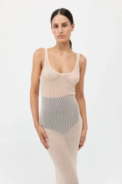 Fine Crochet Tank Dress -|St. Agni Shop