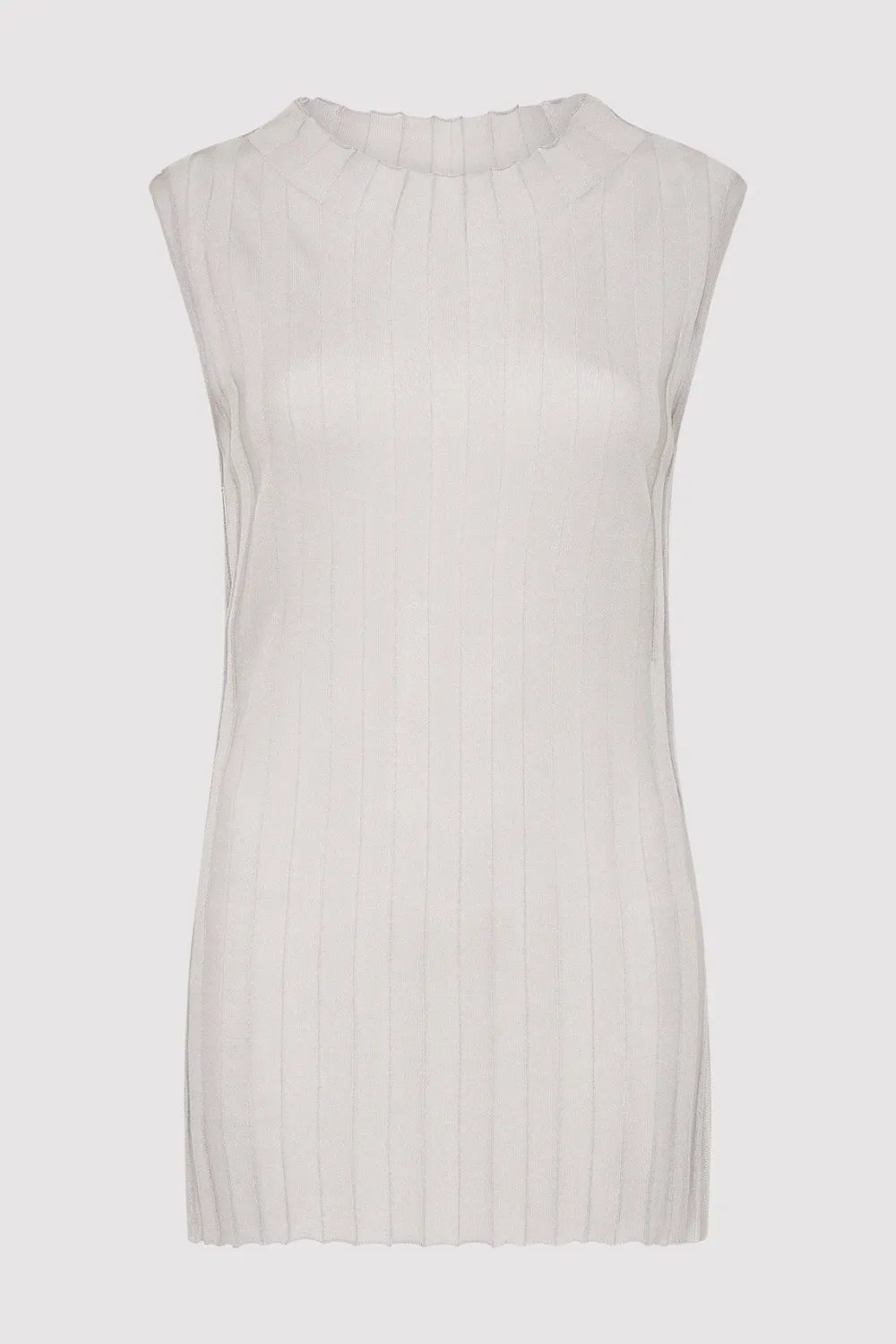 Fine Pleat Knit Top -|St. Agni Online