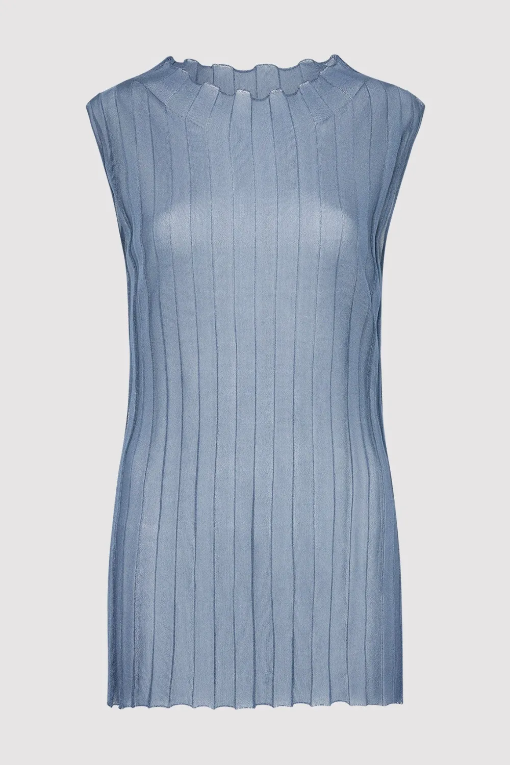 Fine Pleat Knit Top -|St. Agni Fashion