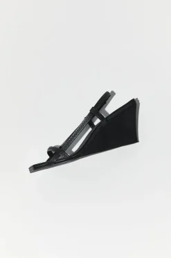 Fine Strap Sling Back Wedge -|St. Agni Discount