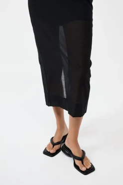 Flip Flop Dome Heel - Black|St. Agni Cheap