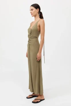 Gathered Tie Dress -|St. Agni Store
